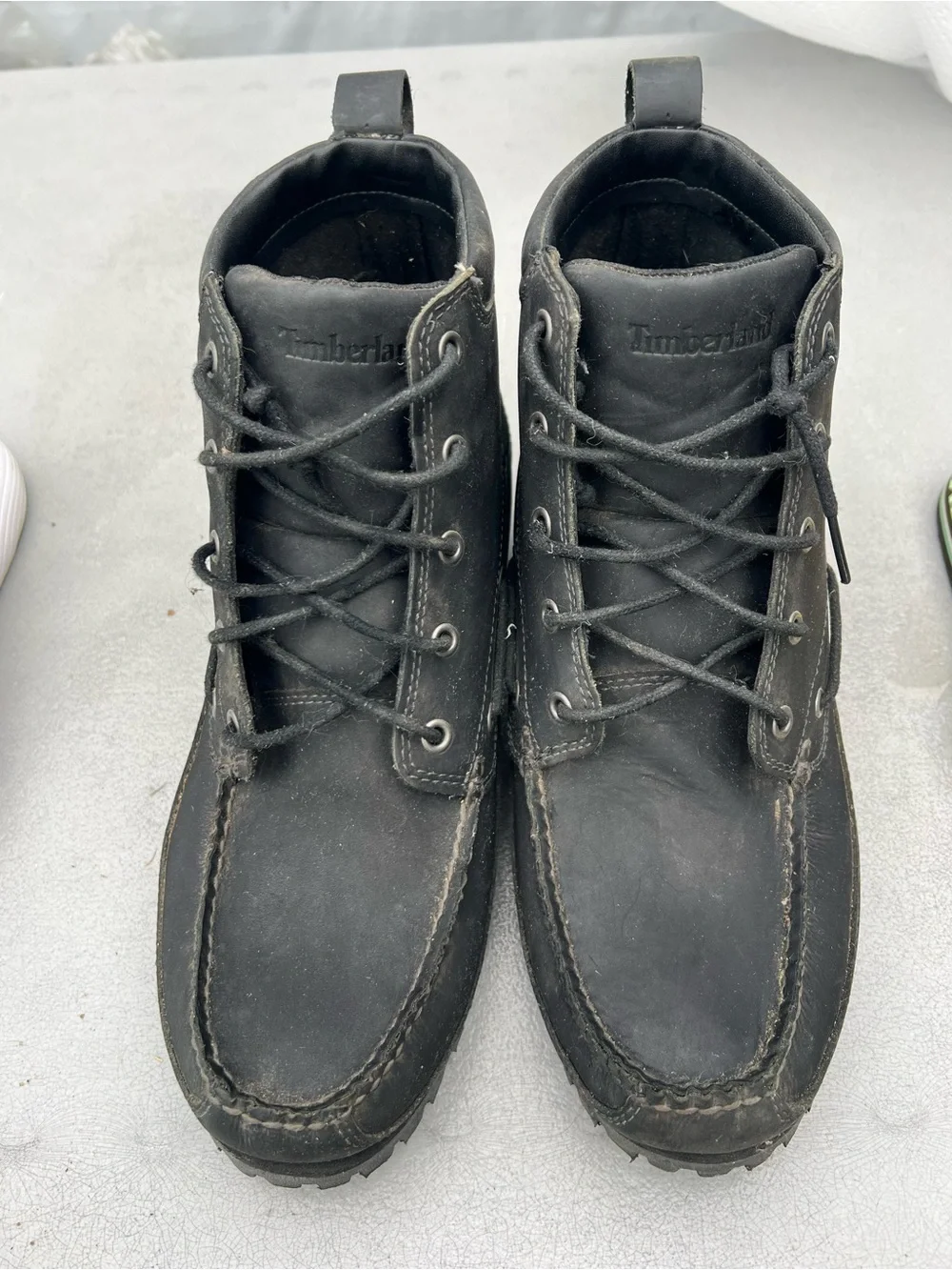 Timberland Men's Black Leather Chukka Boots